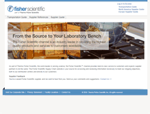 Tablet Screenshot of fishersupplychain.com